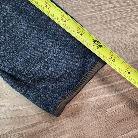 GH BASS & Co. Men's Blue and Green 3/4 Snap Front Pullover Sweatshirt Size Large - Picture 11 of 14